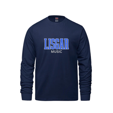 LISGAR COTTON LONG SLEEVE WITH HEAT PRESS FULL FRONT MUSIC LOGO BREEZE