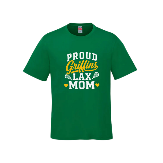 Griffins Cotton T-Shirt | CX2 Parkour - Full Front Mom Heat Press & Small Logo on Upper Back