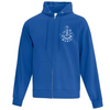 LISGAR COLLEGIATE INSTITUTE FULL ZIP HOODIE WITH EMBROIDERED LEFT CHEST MUSIC LOGO