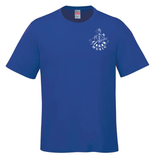 LISGAR COLLEGIATE INSTITUTE PARKOUR SHORT SLEEVE TSHIRT WITH HEAT PRESSED LEFT CHEST MUSIC LOGO
