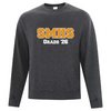 ST MATTHEWS SECONDARY SCHOOL GILDAN COTTON CREW SWEATSHIRT WITH SMHS GRADS '26 TWILL ON FRONT