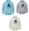OTTAWA SOUTH BLUES CX2 VAULT HOODIE GREY/IVORY/LIGHT BLUE WITH SO GIRLS BASEBALL FULL FRONT HEAT PRESSED LOGO