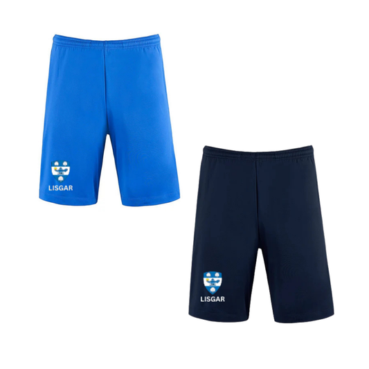 LISGAR SHORTS WITH HEAT PRESS LOGO WAVE