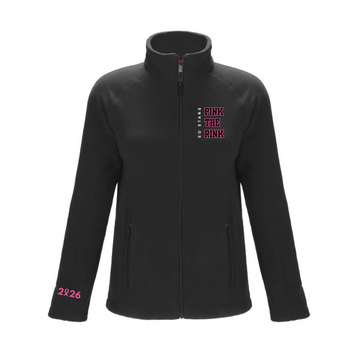 Pink the Rink Full Zip Fleece | CX2 Barron - Embroidered