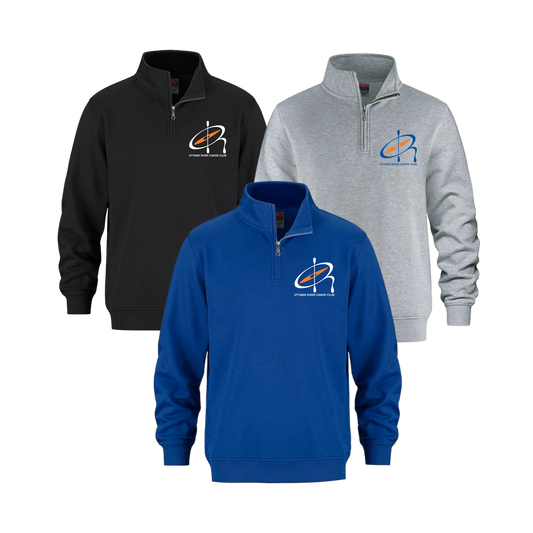 Ottawa River Canoe Club Quarter Zip | CX2 Flux - Embroidered Left Chest