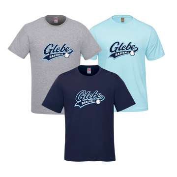 Glebe Baseball Cotton T-Shirt | CX2 Parkour - Full Front Heat Press