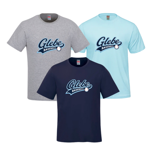 Glebe Baseball Cotton T-Shirt | CX2 Parkour - Full Front Heat Press