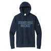 RIVERSIDE SOUTH SECONDARY NIKE HOODIE WITH FULL FRONT TWILL EMBROIDERED LOGO
