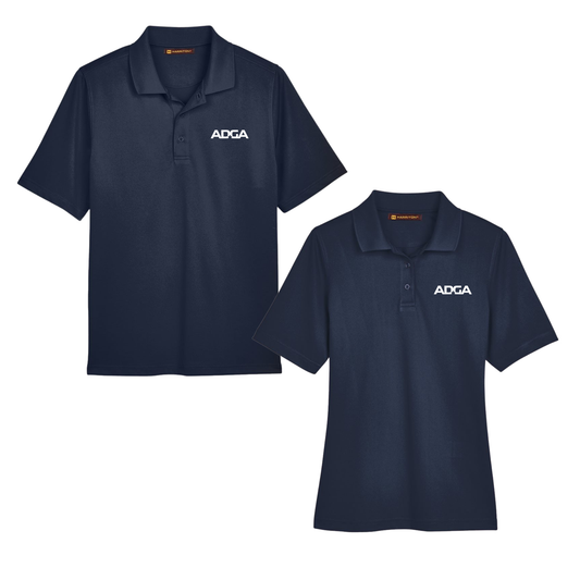 ADGA Short Sleeve Polo | S&S Harriton Advantage Snag — Embroidered logo