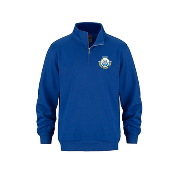 Ottawa Swim Club Quarter Zip | CX2 Flux - Left Chest Heat Press Circle Logo