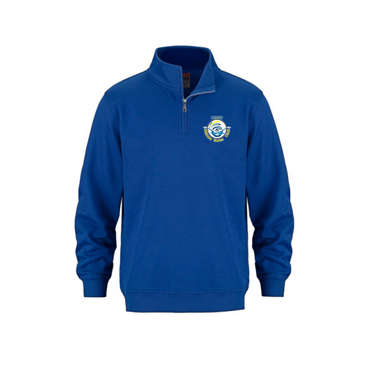 Ottawa Swim Club Quarter Zip | CX2 Flux - Left Chest Heat Press Circle Logo