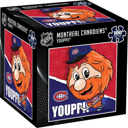 GROSNOR NHL MONTREAL CANADIENS MASCOT YOUPPI PUZZLE 100 PIECES