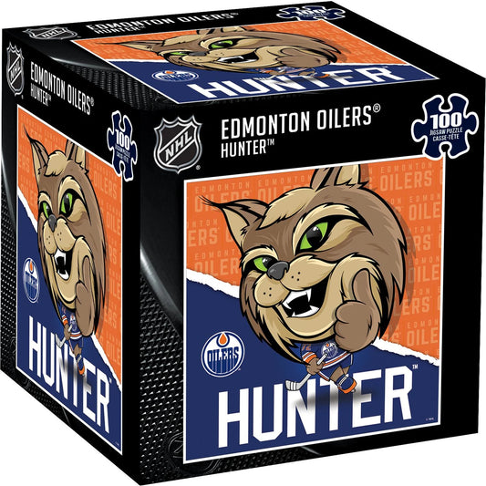GROSNOR NHL EDMONTON OILERS MASCOT HUNTER PUZZLE 100 PIECES