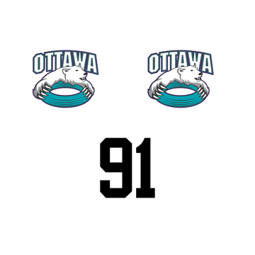 CORA HELMET STICKER KIT CONTAINS 2 LOGOS AND 1 NUMBER