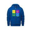 Ottawa Swim Club Full Zip Up | CX2 Surfer - Heat Press Square Logo