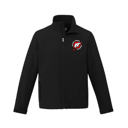 OTTAWA NORTH CX2 LIGHTWEIGHT SOFTSHELL JACKET WITH LEFT CHEST EMBROIDERED LOGO YOUTH AND MEN