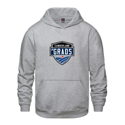CUMBERLAND JR GRADS VAULT HOODIE WITH FULL FRONT APPLIQUÉ