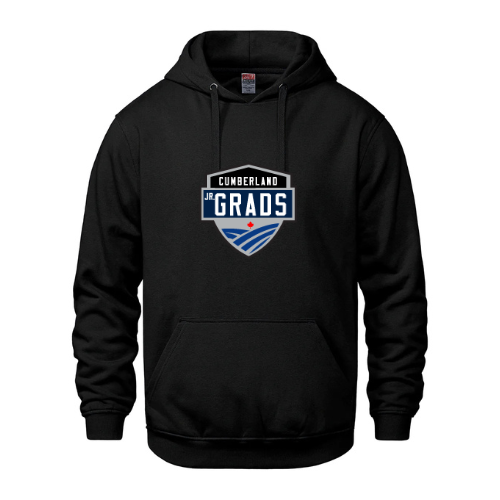 CUMBERLAND JR GRADS VAULT HOODIE WITH FULL FRONT APPLIQUÉ