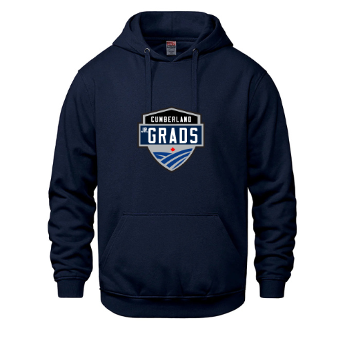 CUMBERLAND JR GRADS VAULT HOODIE WITH FULL FRONT APPLIQUÉ