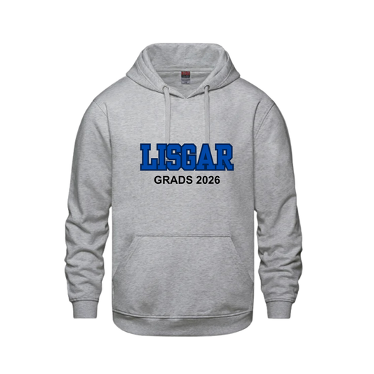 LISGAR COTTON HOODIE WITH TWILL APPLIQUE EMBROIDERY GRADS 2026 VAULT