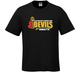 GCRA DEVILS COAST DRYFIT SHORT SLEEVE TEE ADULT BLACK