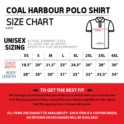 JONATHAN-PITRE COAL HARBOUR ADULT POLOS