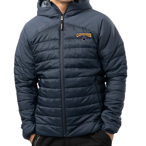 RUSSELL COYOTES BAUER HOODED PUFFER JACKET