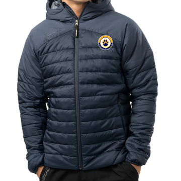 RUSSELL COYOTES BAUER HOODED PUFFER JACKET
