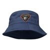MER BLEUE LOUPS BUCKET HAT WITH EMBROIDERED LOGO