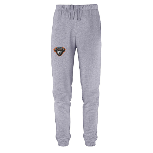 MER BLEUE LOUPS GILDAN SWEATPANTS INCLUDES EMBROIDERED LOGO ON LEG