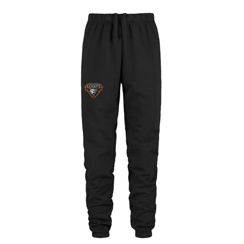 MER BLEUE LOUPS GILDAN SWEATPANTS INCLUDES EMBROIDERED LOGO ON LEG