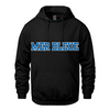 MER BLEUE LOUPS CHAMPION COTTON HOODIE WITH FULL FRONT APPLIQUE