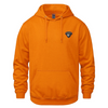MER BLEUE LOUPS CHAMPION COTTON HOODIE WITH LEFT CHEST HEAT PRESSED LOGO