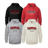 Capital Ringette Classic Hoodie | CX2 Vault - Twill Embroidery & Logo on Hood