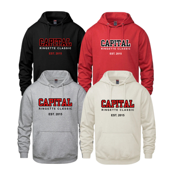 Capital Ringette Classic Hoodie | CX2 Vault - Twill Embroidery & Logo on Hood