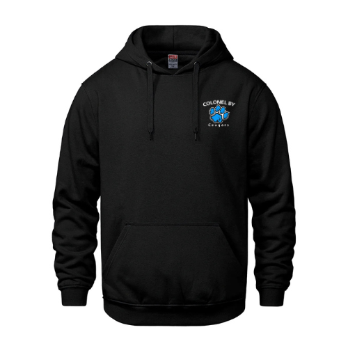 COLONEL BY VAULT COTTON HOODIE WITH LEFT CHEST EMBROIDERED LOGO