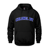 COLONEL BY VAULT COTTON HOODIE WITH FRONT TWILL APPLIQUÉ