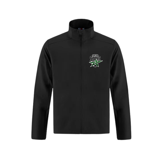 EO SHOOTING STARS TRACK JACKET WITH LEFT CHEST EMBROIDERED LOGO PURSUIT YOUTH AND MEN