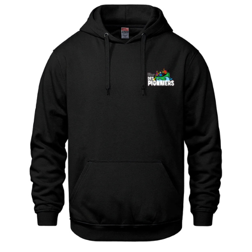 DES PIONNIERS VAULT HOODIE WITH EMBROIDERED LEFT CHEST LOGO