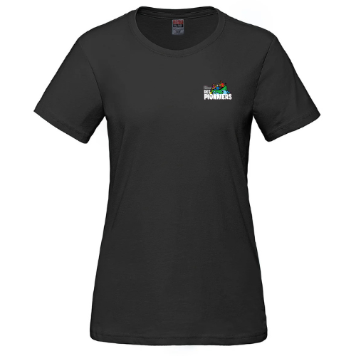 DES PIONNIERS PARKOUR LADIES SHORT SLEEVE TEE WITH HEAT PRESSED LOGO