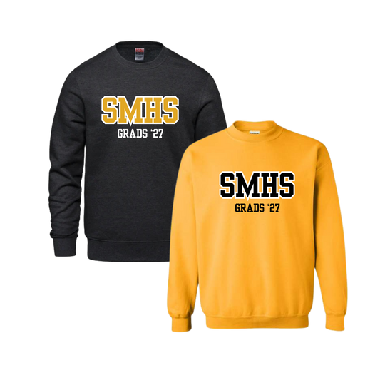 St Matthew Tigers Grads '27 Crewneck | CX2 Crew / Gildan 18000 S&S - Twill Embroidery