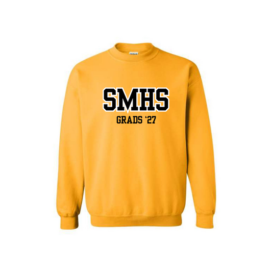 St Matthew Tigers Grads '27 Crewneck | CX2 Crew / Gildan 18000 S&S - Twill Embroidery