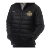 CUMBERLAND DUKES BAUER HOODED PUFFER JACKET WITH EMBROIDERED LEFT CHEST LOGO