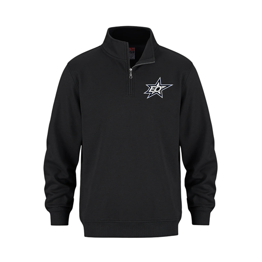 EO STARS FLUX QUARTER ZIP WITH LEFT CHEST EMBROIDERED LOGO