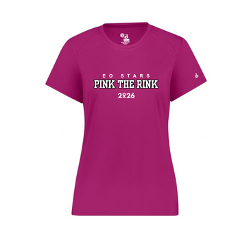 Pink the Rink Dryfit T-Shirt | Momentec 416000\216000 - Full Front Heat Press