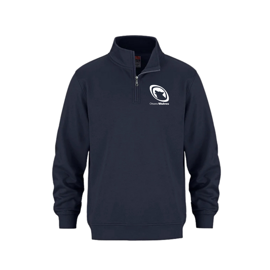 Wolves Rugby Quarter Zip | CX2 Flux - Embroidered Left Chest