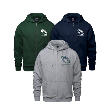 Wolves Rugby Zip Up | CX2 Surfer - Embroidered Left Chest