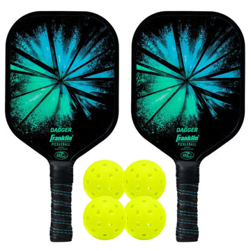 FRANKLIN PICKLEBALL PADDLE DAGGER POLY PRO 2 PLAYER SET