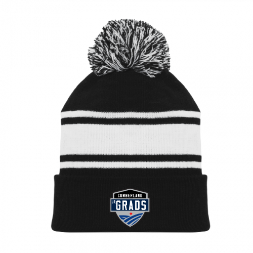 CUMBERLAND JR GRADS AK POM POM HAT