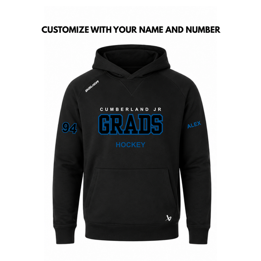 Cumberland Jr Grads Shadow Hoodie | Bauer - Twill Embroidery
